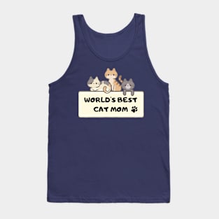 World’s best cat mom Tank Top